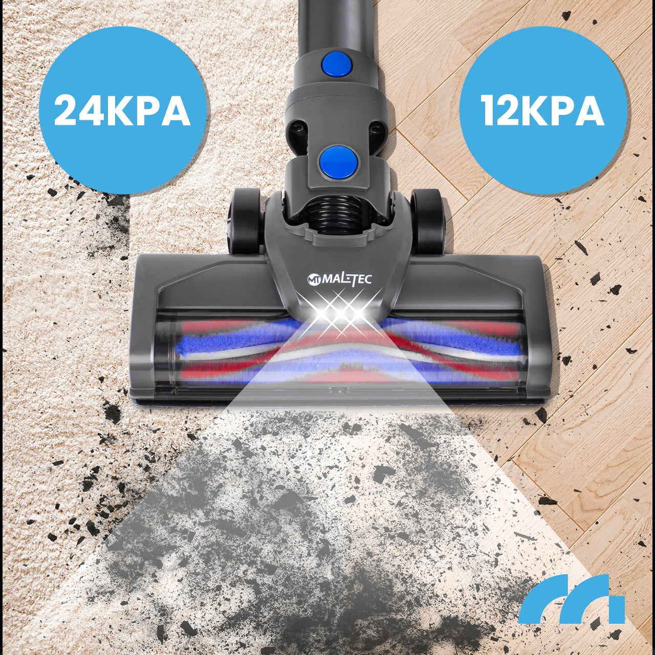 Rankinis cikloninis dulkių siurblys MalTec TURBOCYCLONE 3000 SUPER POWER