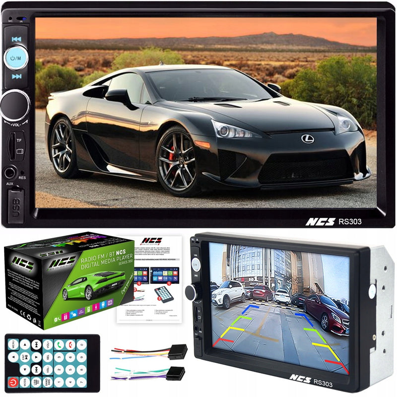 Automobilio multimedija „NCS RS-303“, 2-DIN