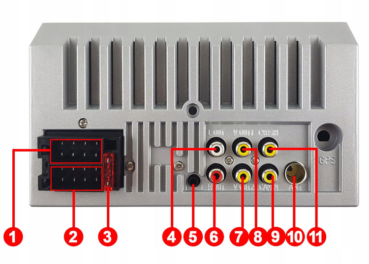 Automobilio multimedija „NCS RS-303“, 2-DIN