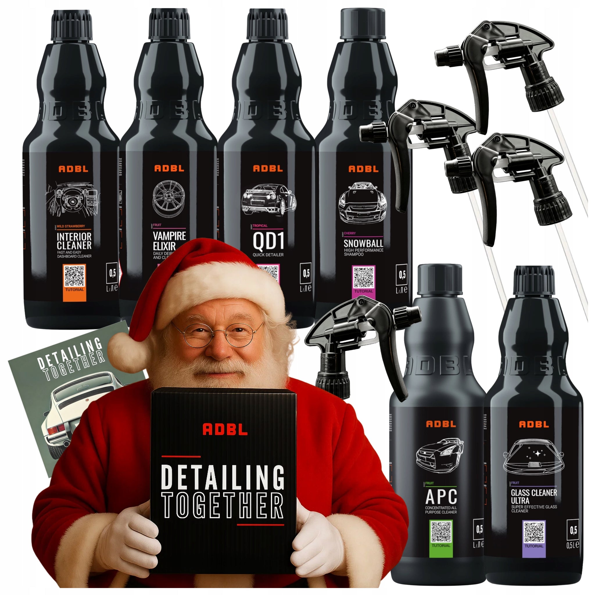 Rinkinys automobiliui ADBL x Detailing Together – Kalėdinė dovana