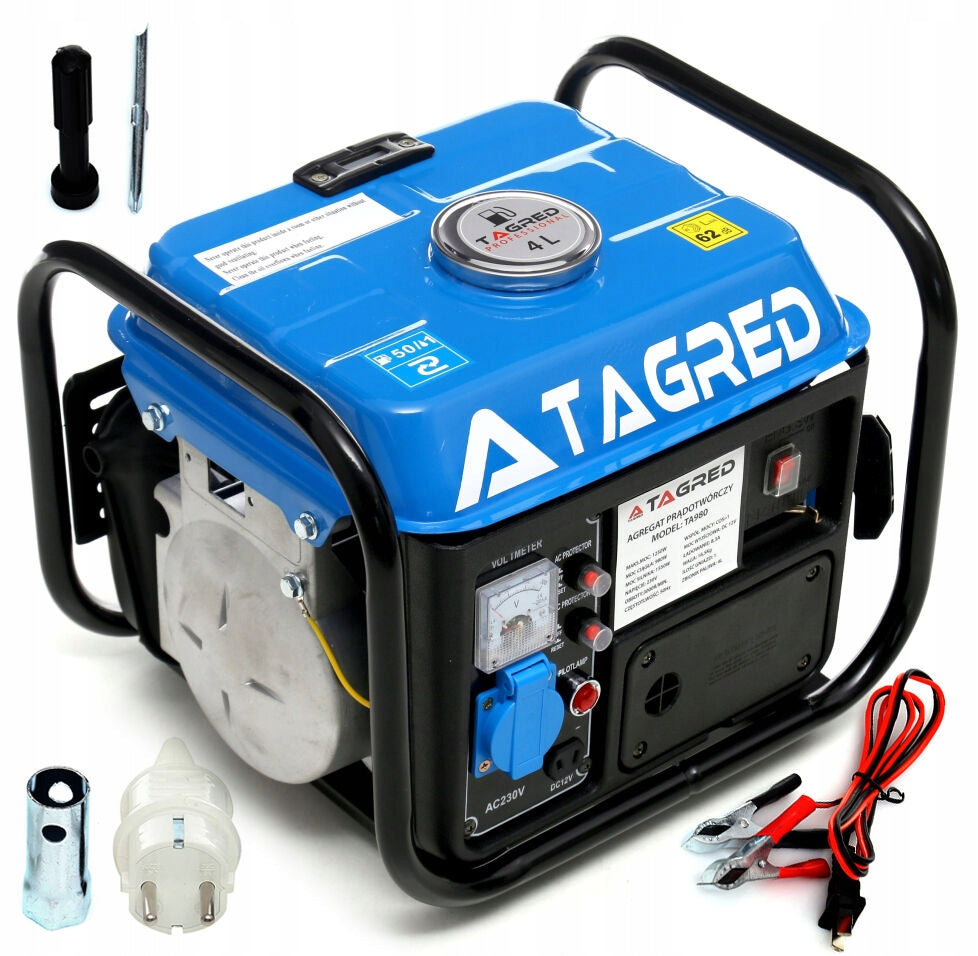 Benzininis elektros generatorius 1250 W, 230 V – TAGRED TA980