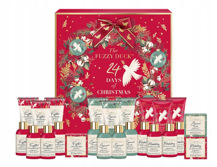 Advento kalendorius Baylis & Harding 2025 – kosmetikos rinkinys “24 Days of Beauty”