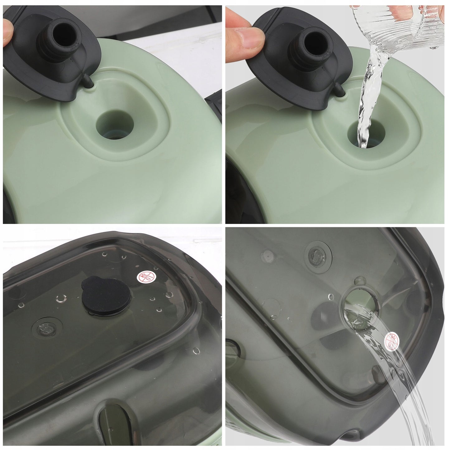 Galingas 2500W garų valytuvas langams ir paviršiams su 3 šepetėliais – 1000ML talpa