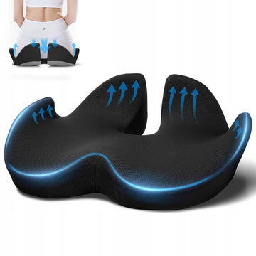 Ergonominė pagalvėlė „Ajiteogy“ – ortopedinė pagalvė kėdei, automobiliui ar vežimėliui (48 × 42 cm)