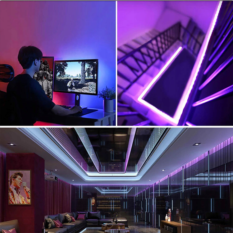 RGB LED juosta „Sternhoff“ su pultu, 5 m – nuotrauka 2