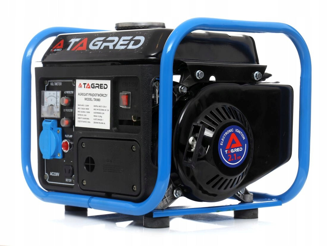 Benzininis elektros generatorius 1250 W, 230 V – TAGRED TA980