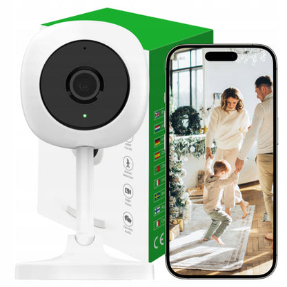 WOOX EasyCam EC-4GD6IR-C - WiFi IP kamera su rotacija ir judesio aptikimu (Full HD 4MP)