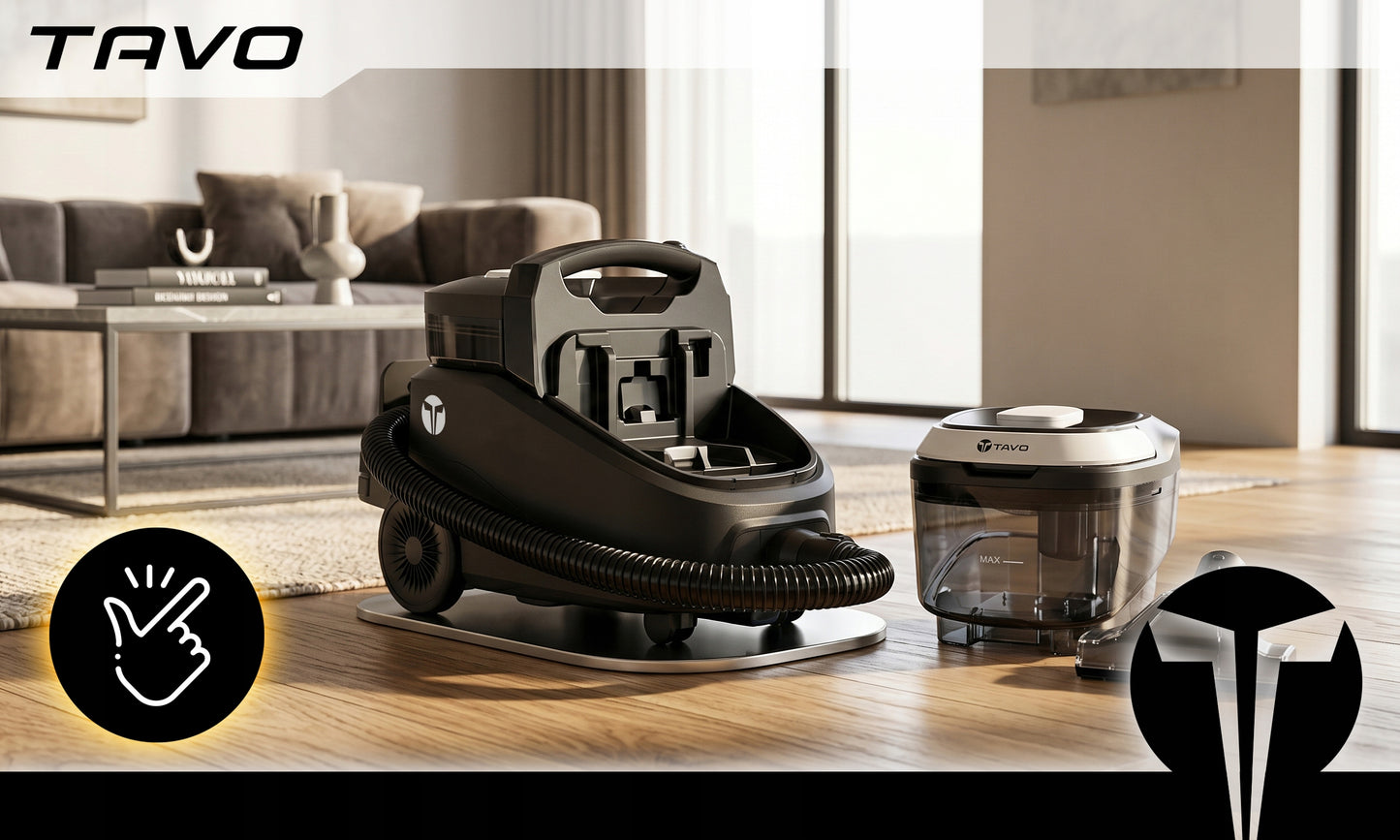Plaunantis dulkių siurblys su garų valymo funkcija TAVO AQUAMAX 2400 W