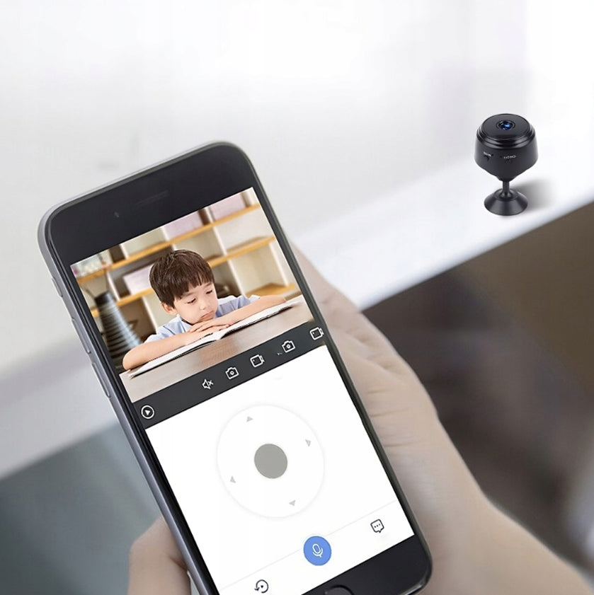 Mini slapta kamera su Wi-Fi ir Full HD įrašymo funkcija